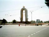 В центре Душанбе.