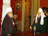 Сегодня состоятся первые официальные переговоры между Алексием II и митрополитом Лавром