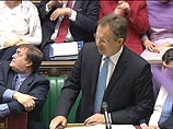 ЧП произошло во время выступления британского премьер-министра Тони Блэра в парламенте Великобритании
