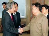 Японский премьер-министр Дзюнъитиро Коидзуми, провел в Пхеньяне переговоры с лидером КНДР Ким Чен Иром Японский премьер-министр Дзюнъитиро Коидзуми, провел в Пхеньяне переговоры с лидером КНДР Ким Чен Иром