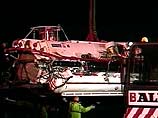 Самолет Ан-124 с британским глубоководным спасательным судном на борту в 15.25 мск. вылетел из шотландского аэропорта Прествик для возможного участия в операции по спасению подлодки "Курск"