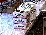 В некоторых магазинах США из продажи изъяты немецкие жевательные конфеты "Мамба". Причина этого в том, что при производстве этих конфет используется желатин. А в его основу входят животные жиры, в том числе - говяжьи В некоторых магазинах США из продажи изъяты немецкие жевательные конфеты "Мамба". Причина этого в том, что при производстве этих конфет используется желатин. А в его основу входят животные жиры, в том числе - говяжьи