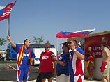 Российские болельщики в Португалии ведут себя примерно Российские болельщики в Португалии ведут себя примерно
