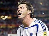 Лучшим игроком чемпионата Европы по футболу стал греческий капитан Теодорис Загоракис