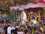 Не менее 600 последователей индуизма и тех, кто интересуется этой древней религией, собрал прошедший накануне во Владимире Праздник колесниц Ратха-ятра