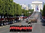 Необычайно красочный военный парад открыл сегодня в Париже торжества по случаю главного праздника Франции - Дня взятия Бастилии