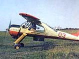 Частный самолет чешского производства "Вильга-35" упал на взлетную полосу после взлета и загорелся