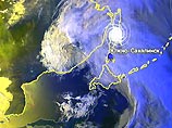 Мощный циклон обрушился на Сахалин