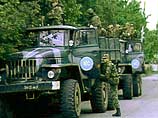 В Тамарашени прибыло три единицы техники, две БМП и грузовик с личным составом
