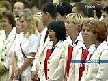 Международный аэропорт "Шереметьево" проводил российских олимпийцев в Афины Международный аэропорт "Шереметьево" проводил российских олимпийцев в Афины