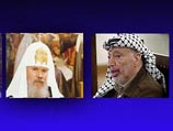 Алексий II поблагодарил Ясира Арафата за сохранение православных святынь в Палестине