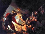 В Эрмитаже выставлена картина Рембрандта "Ослепление Самсона" 
