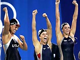 Женская сборная США по плаванию побила самый старый мировой рекорд, который держался в эстафете 4х200 метров вольным стилем. Такое плавание принесло американкам золотую медаль афинской Олимпиады