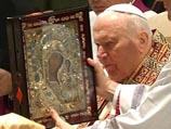 Папа Римский попрощался с русской иконой