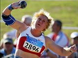Напомним, Ирина Коржаненко выиграла золотую олимпийскую медаль Афин в толкании ядра