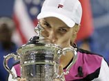 Светлана Кузнецова празднует победу на US Open