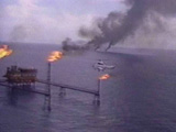 На Северное море пришли холодные циклоны, которые затрудняют добычу нефти