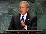 Это заявление Буш сделал, выступая перед Генеральной ассамблеей ООН