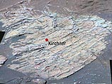 Характер трещин на скале позволяет ученым заявить, что порода подвергалась воздействию воды