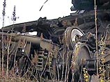 На железной дороге в Каспском районе Грузии произошел сильный взрыв