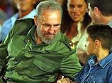 Кастро упал во время выступления на митинге