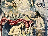 В Испании идентифицирована картина знаменитого художника XVI века Эль Греко "Крещение Христа", оцениваемая в полмиллиона фунтов (больше 900 тыс. долларов)