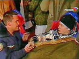 Космонавты, вернувшиеся с МКС, прибыли в аэропорт "Чкаловский" Космонавты, вернувшиеся с МКС, прибыли в аэропорт "Чкаловский"