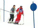 Воспользовавшись пребыванием в центре горнолыжного спорта, Владимир Путин, находящийся в Австрии с визитом, покатался на лыжах