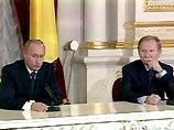 Встреча Путина и Кучмы начнется в российском порту "Кавказ" и продолжится в Крыму, говорится в сообщении пресс-службы Кремля