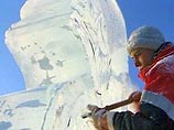 В Салехарде начинается фестиваль ледовой скульптуры "Полярная рапсодия"