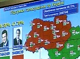По данным ЦИК, на выборах президента Украины победил Виктор Янукович с 49,7% голосов избирателей. Виктор Ющенко "уступил" ему 3%, набрав 46,7% голосов