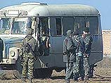 Красноярский ОМОН в количестве 23 человек приехал на автобусе в баню станицы Шелковская