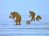 В Финском заливе 20 рыбаков сняты с отколовшейся льдины