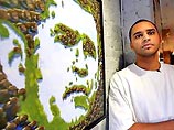 "Обезьяновый Буш", небольшой портрет, выполненный акриловыми красками на холсте художником Крисом Савидо, произвел сенсацию на публичной ярмарке в Челси и заставил менеджеров закрыть выставку