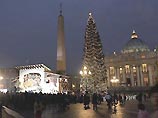 Рождество в Ватикане - площадь Св. Петра