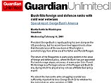 По мнению аналитика английской газеты The Guardian, последние назначения руководителей второго уровня в администрации президента США Джорджа Буша-младшего свидетельствуют о том... По мнению аналитика английской газеты The Guardian, последние назначения руководителей второго уровня в администрации президента США Джорджа Буша-младшего свидетельствуют о том...