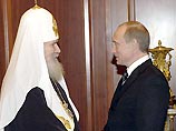 В канун светлого православного праздника президент Путин встретился в Кремле с Патриархом Алексием II В канун светлого православного праздника президент Путин встретился в Кремле с Патриархом Алексием II
