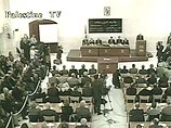 Церемония состоялась в правительственной резиденции "Муката" в Рамаллахе на Западном берег реки Иордан Церемония состоялась в правительственной резиденции "Муката" в Рамаллахе на Западном берег реки Иордан