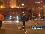 В центре Мадрида сгорел и рухнул небоскреб