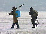 В ходе спасательной операции с льдины было снято 18 рыбаков