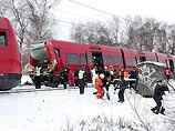 По уточненным данным, в результате столкновения двух пригородных поездов в Дании 14 человек получили ранения различной степени тяжести По уточненным данным, в результате столкновения двух пригородных поездов в Дании 14 человек получили ранения различной степени тяжести