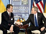 Ющенко встречается с Бушем перед началом саммита Украина-НАТО