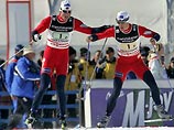 Мужчины приносят России бронзу в лыжной эстафете