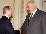 Гельмут Коль приехал в Москву с частным визитом и встретился с Владимиром Путиным