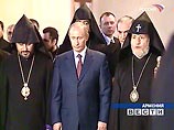 Владимир Путин встретился в Эчмиадзине с Католикосом всех армян Гарегином II