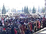 Митинг в Уфе - 5 тыс. человек требуют  отставки Рахимова 