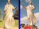 В преддверии Пасхи неизвестные осквернили в США статуи Спасителя и Девы Марии
