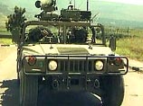Израильские пограничники в результате инцидента, подробности о котором не сообщаются, перевернули джип Hummer (армейская модификация - Humvee)