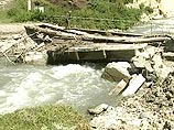 Наводнение в Северной Осетии &#8211; два села отрезаны от внешнего мира
