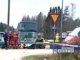 В результате аварии автобуса с русскими туристами в Финляндии в субботу погиб водитель, 11 пассажиров получили ранения